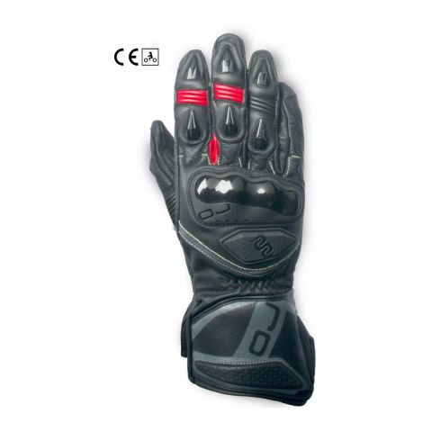 Leather Sports Glove Oj Feat Black