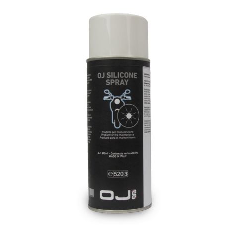 Spray Lucida Plastica E Metallo Oj Silicone Spray 400 Ml