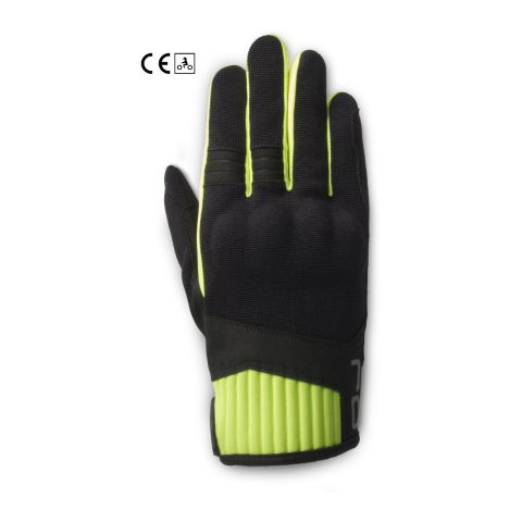 Guanto Estivo Con Protezioni Oj Lever Nero Giallo Fluo