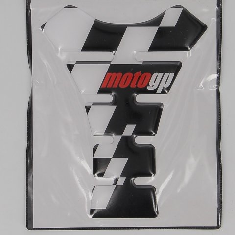 Protección del tanque de la motocicleta Gp Negro Blanco