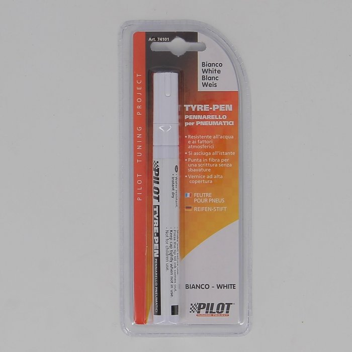 la74101-0000.jpg| PENNARELLO BIANCO PER PNEUMATICI LAMPA