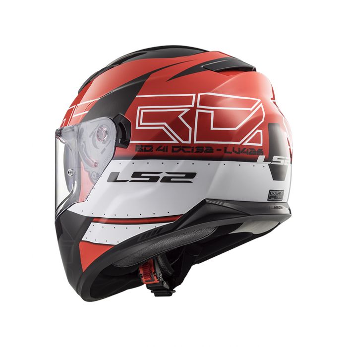 Casco Integrale Ls2 Ff320 Stream Evo Kub Red Black