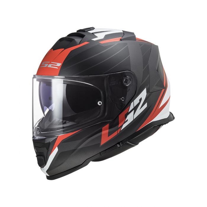 Casco Integrale Ls2 Ff800 Storm Nerve Matt Black Red