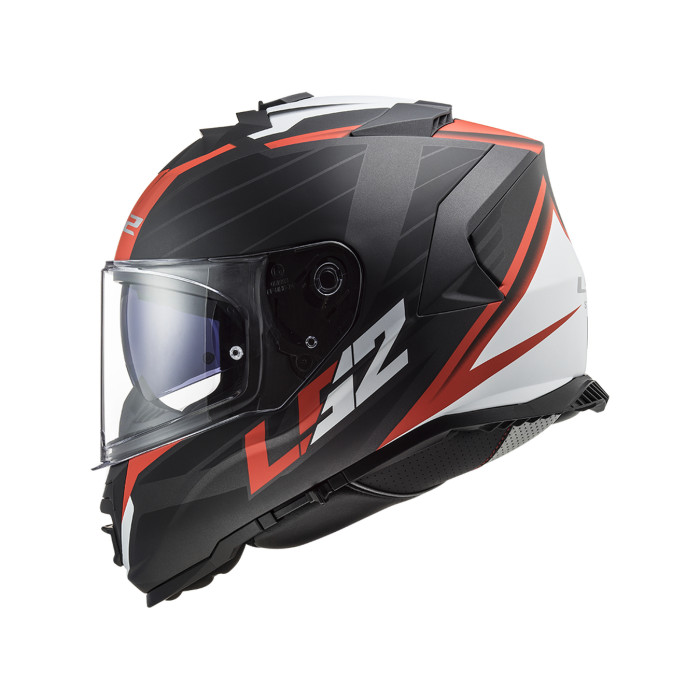 Casco Integrale Ls2 Ff800 Storm Nerve Matt Black Red