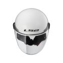 Casco Jet Bambino Ls2 Of575 Wuby Junior Gloss White