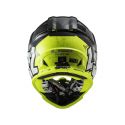 Casco Mx Cross Ls2 Mx437 Fast Evo Crusher Black H-v Yellow