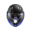 Casco Modulare Ls2 Ff900 Valiant Ii Hammer Matt Black Blue