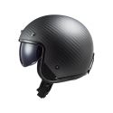 Casco Jet Ls2 Of601 Bob Carbon Matt