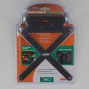 la90144-0000.jpg| PORTATARGA X-PLATE CON INCLINAZIONE VARIABILE LAMPA 90144