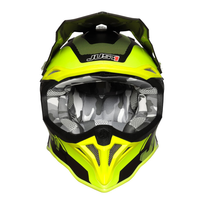 Casco Off-road / Cross Just1 J39 Reactor Fluo Yellow