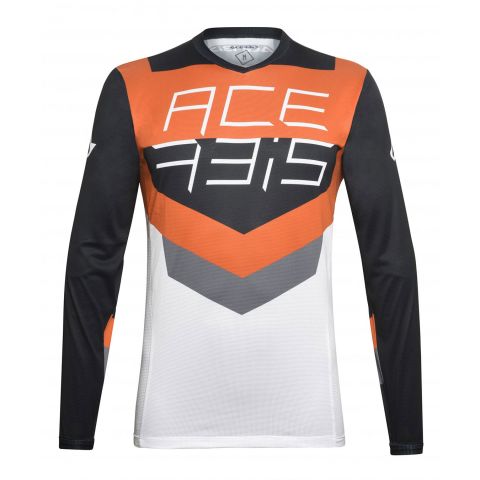 Mx Track Acerbis Jersey Noir/orange