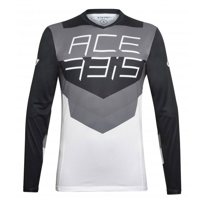 Maglia Mx Track Acerbis Nero/grigio