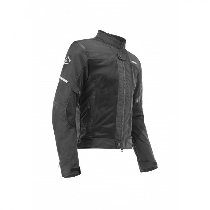 Acerbis Ramsey vented there is openwork summer jacket. Black