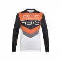 Maglia Mx Track Acerbis Nero/arancio