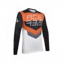 Maglia Mx Track Acerbis Nero/arancio