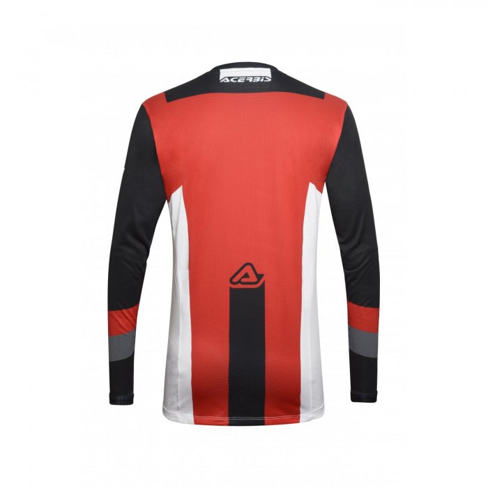 Maglia Mx Track Acerbis Nero/rosso