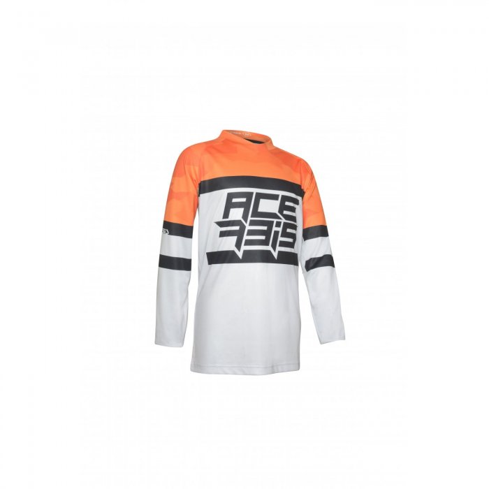 Maglia Mx Skyhigh Kid Acerbis Arancio/grigio