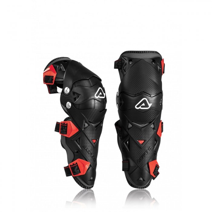 Ginocchiera Impact Evo 3.0 Acerbis Nero/rosso