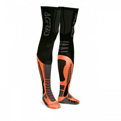 Acerbis X-leg Pro Socks Nero/arancio