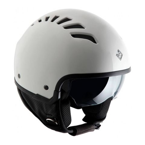 Summer perforated helmet Tucanourbano El Fresh White Ice Shiny