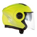 Casco Jet Tucano Urbano 1400 El Tange Yellow Fluo Graphic