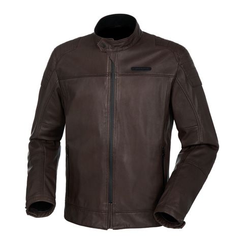 Genuine Goat Leather Jacket Ce Tucano Urbano 8189MF079 Pel 2g Brown