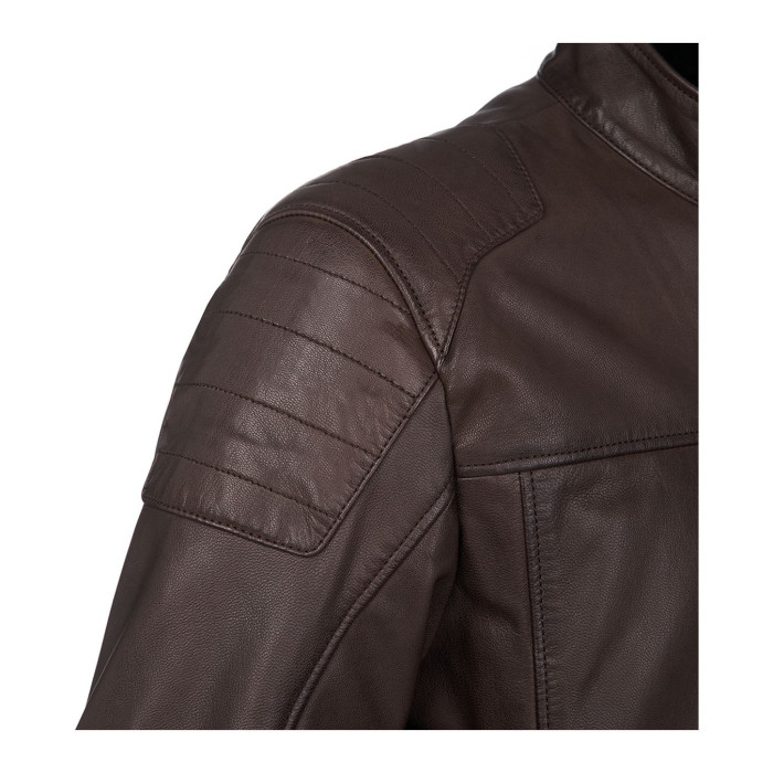Giacca In Vera Pelle Di Capra Ce Tucano Urbano 8189mf079 Pel 2g Marrone