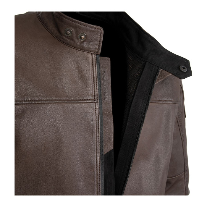 Giacca In Vera Pelle Di Capra Ce Tucano Urbano 8189mf079 Pel 2g Marrone