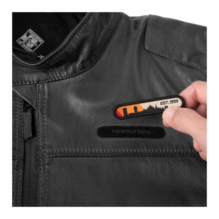 Giacca In Vera Pelle Di Capra Ce Tucano Urbano 8189mf079 Pel 2g Nero