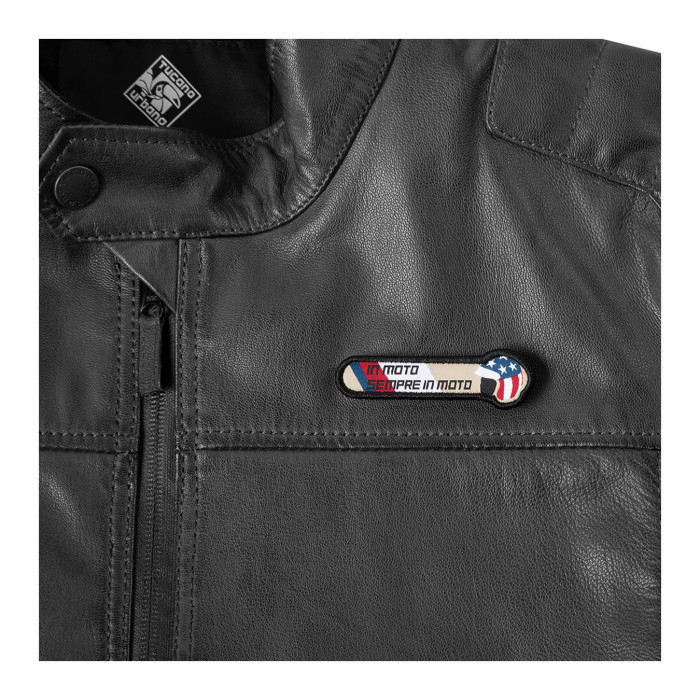 Giacca In Vera Pelle Di Capra Ce Tucano Urbano 8189mf079 Pel 2g Nero