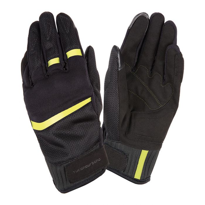 Guanto Tucanourbano 9962hw Penna Nero Giallo Fluo