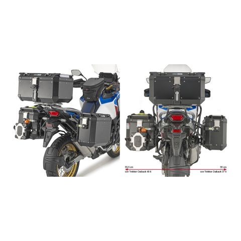 Attacco Portavaligie Laterale Honda Crf1100l Givi Plo1178cam
