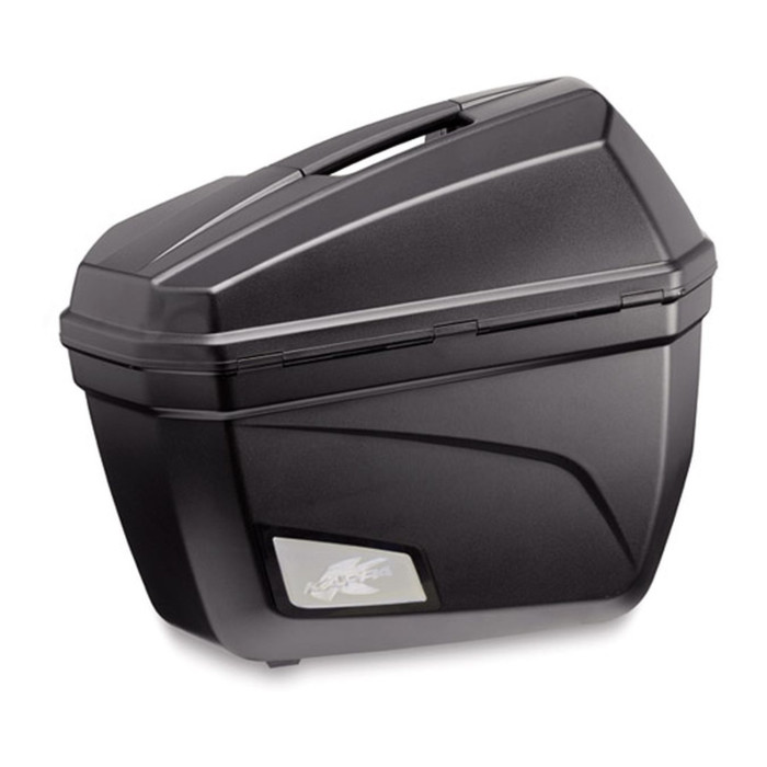 Coppia Valigie Laterali Nere Kappa K22n Nero