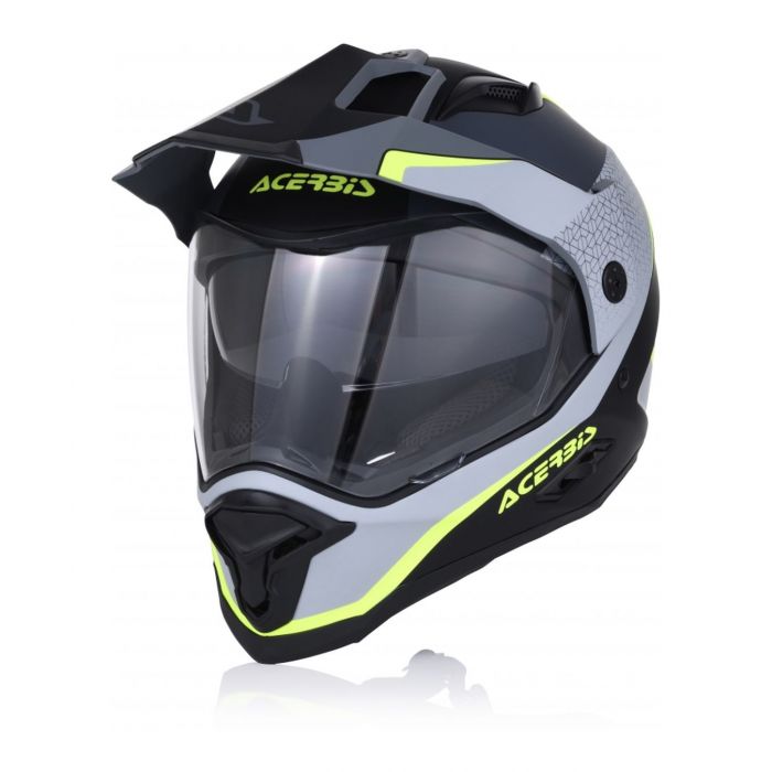 Casco Reactive Graffix Vtr Acerbis Nero/grigio