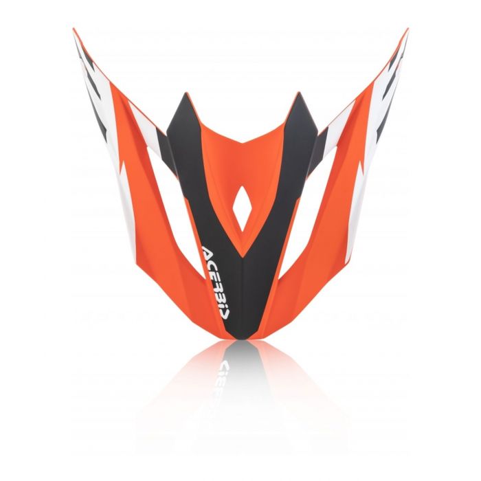 Visiera Helmet Profile 4 Sp Club Acerbis Bianco/arancio