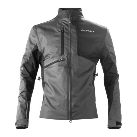 One Acerbis Enduro Jacke Schwarz/grau