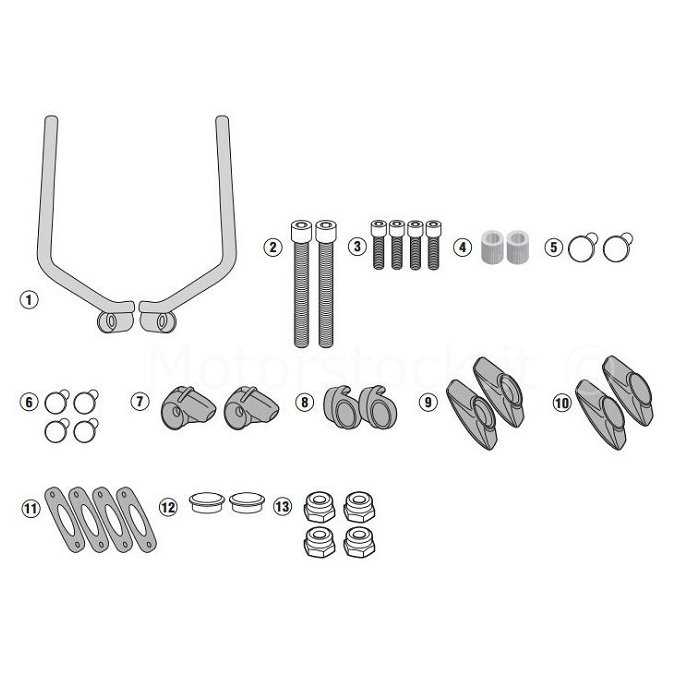 GIA7407A.jpg| GIVI A7407A ATTACCHI SPEC 7407A DUCATI