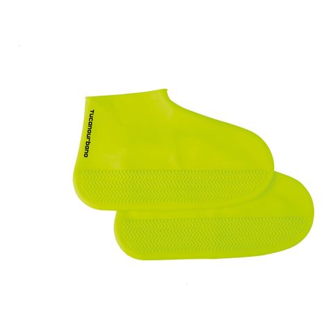 Housse de chaussure imperméable Tucano Urbano Footerine Yellow Fluo Silicone