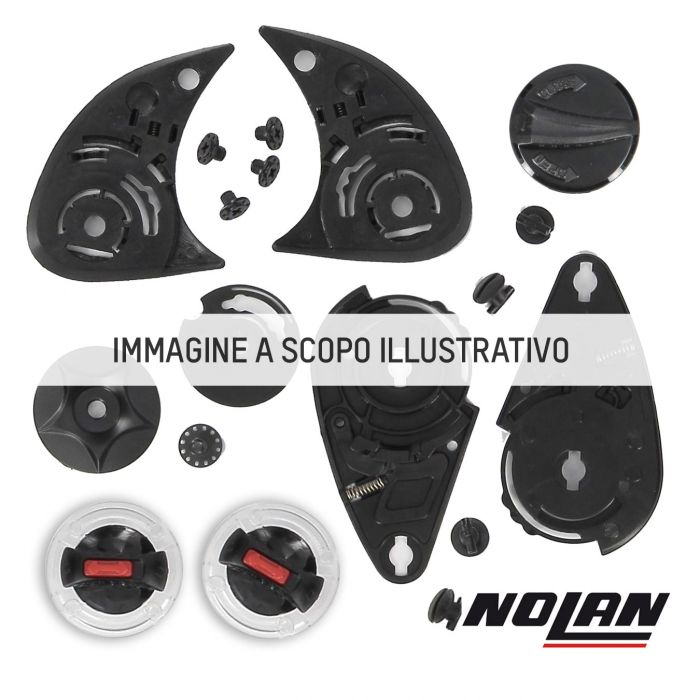 Nolan Meccanismo Visiera Flat Black Per J1/gj1