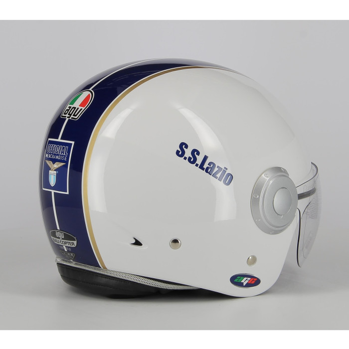 agbalilazio.bi-hd-0012.jpg| CASCO SS LAZIO UFFICIALE CON VISIERA By AGV BIANCO