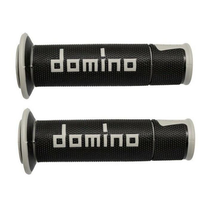 Manopole Domino A450 Scooter/stradali 120mm Nero Grigio