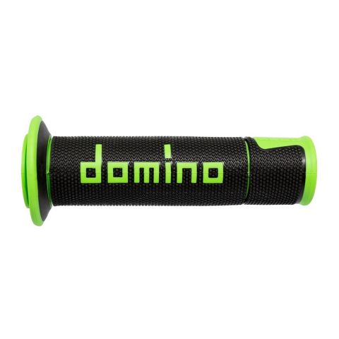 Puños Domino A450 Scooter/carretera 120mm Negro Verde