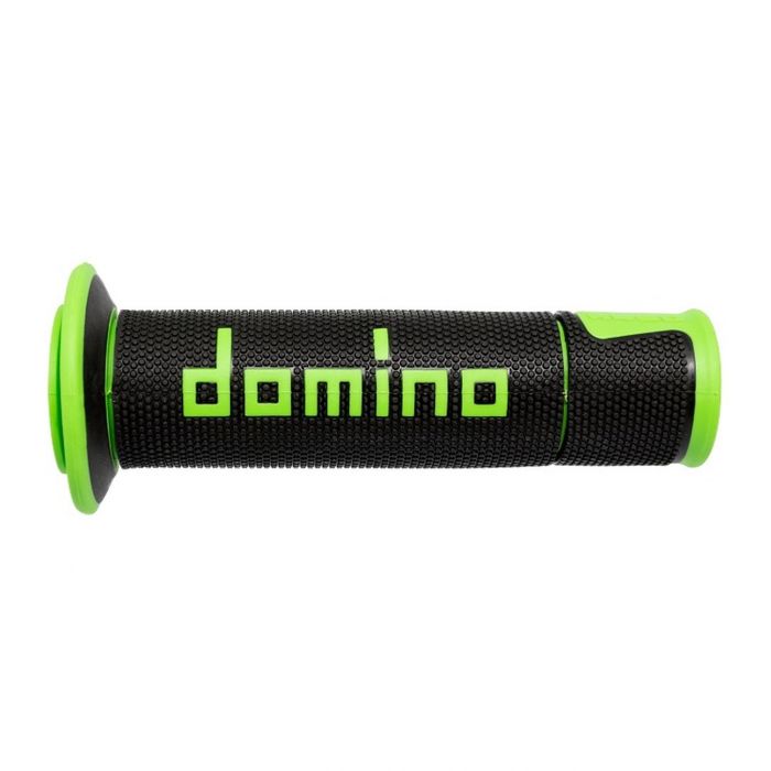 Manopole Domino A450 Scooter/stradali 120mm Nero Verde