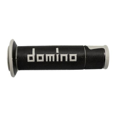 Puños Domino A450 Scooter/Road 120mm Gris Negro