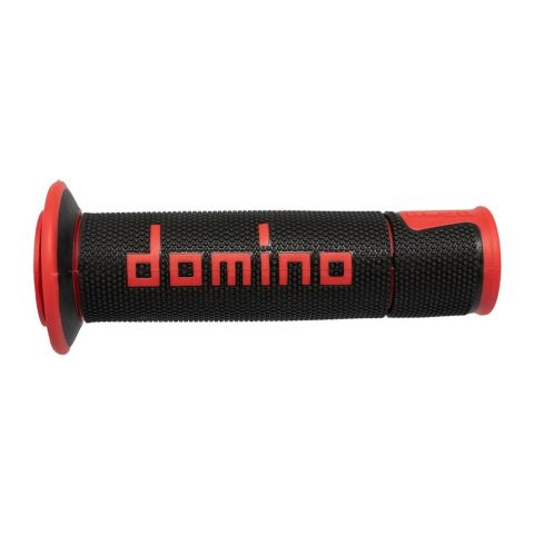Grips Domino A450 Scooter/road 120mm Black Red