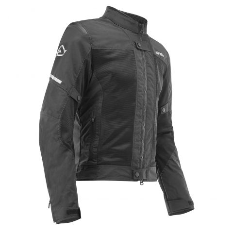 Acerbis Ramsey vented there is openwork summer jacket. Black