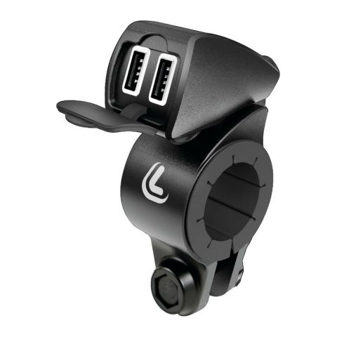 Usb-fix Trek, Doppio Caricatore Usb Resistente All’acqua, Lampa 38828