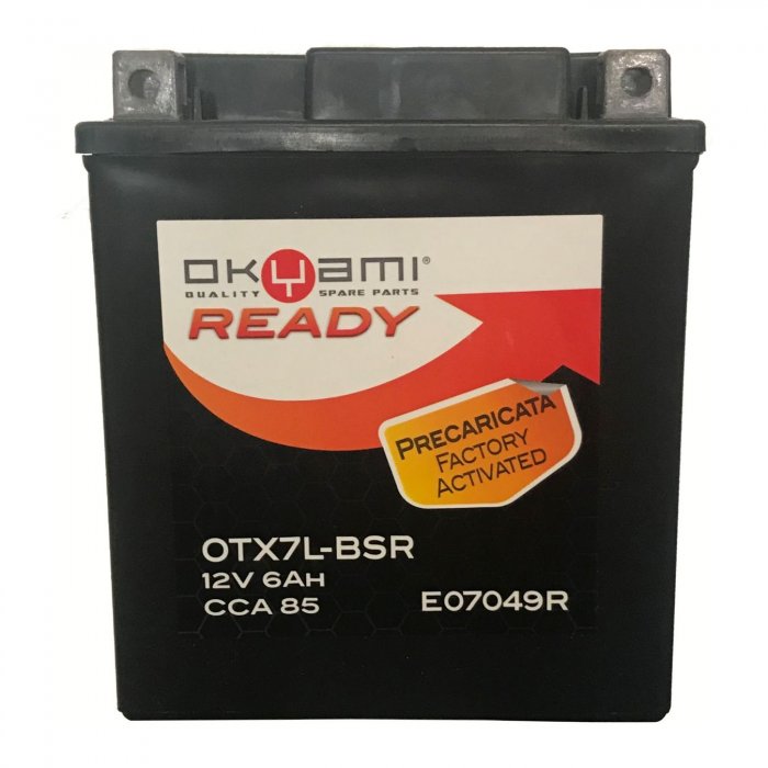 Batteria Okyami Ready Otx7l-bsr Precaricata Sigillata - Pronta All'uso