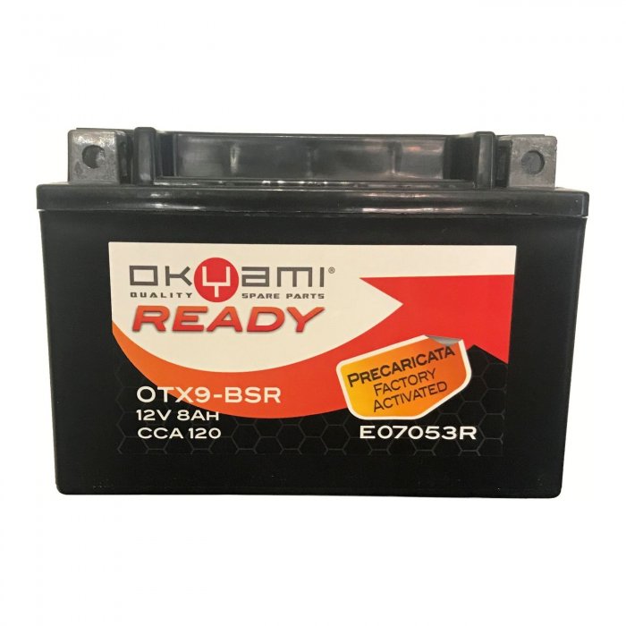 Batteria Okyami Ready Otx9-bsr Precaricata Sigillata - Pronta All'uso