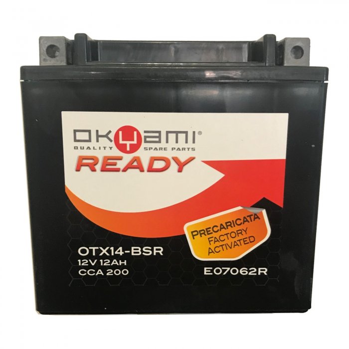 Batteria Okyami Ready Otx14-bsr Precaricata Sigillata - Pronta All'uso